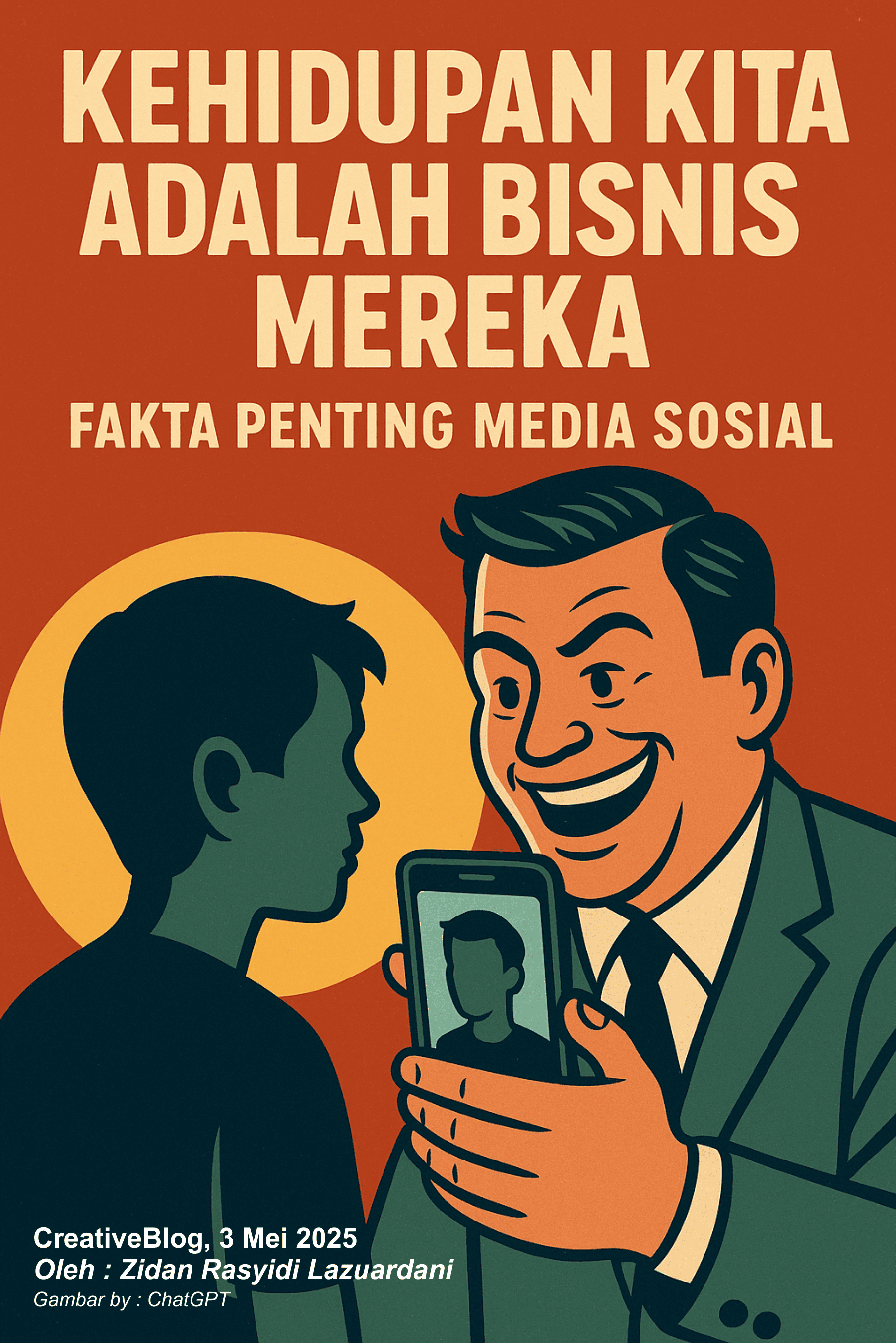 Kehidupan kita adalah bisnis mereka, fakta penting media sosial
